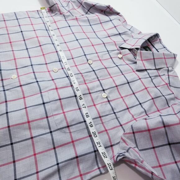 Orvis Glen Men size Medium Check 100% Cotton Button Front Shirts Wrinkle Free - Picture 6 of 13
